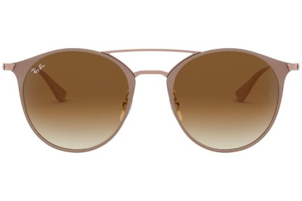 Okulary przeciwsłoneczne Ray-Ban RB3546 907151 Okrągłe Beżowe