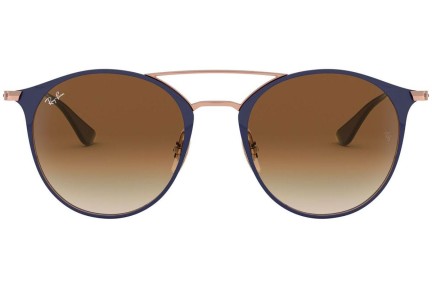Okulary przeciwsłoneczne Ray-Ban RB3546 917551 Okrągłe Niebieskie