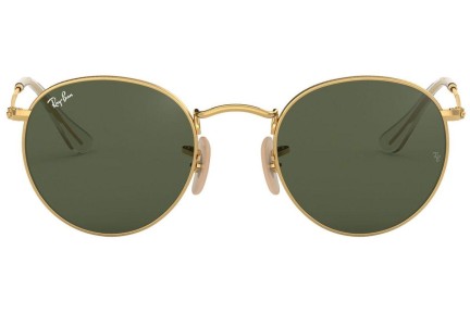 Слънчеви очила Ray-Ban Round Flat Lenses RB3447N 001 Заоблени Златна