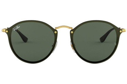 Okulary przeciwsłoneczne Ray-Ban Blaze Round Blaze Collection RB3574N 001/71 Okrągłe Czarne