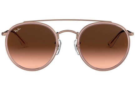 Napszemüvegek Ray-Ban Round Double Bridge RB3647N 9069A5 Kerek Rózsaszín