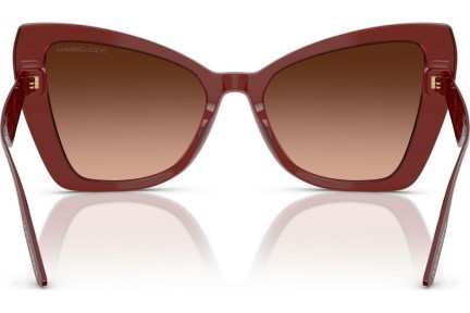 Okulary przeciwsłoneczne Dolce & Gabbana DG4489 30455M Kocie oczy Czerwone