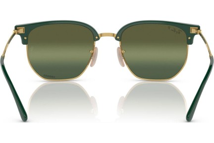 Слънчеви очила Ray-Ban RB4416F 6655G4 Polarized По веждите Зелена