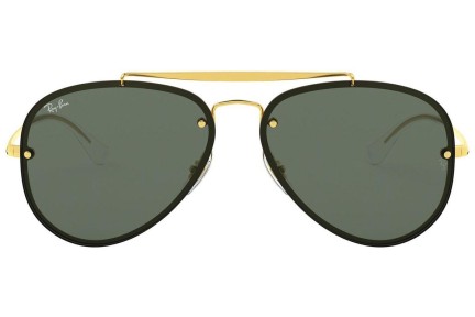 Okulary przeciwsłoneczne Ray-Ban Blaze Aviator Blaze Collection RB3584N 905071 Pilotki (Aviator) Złote