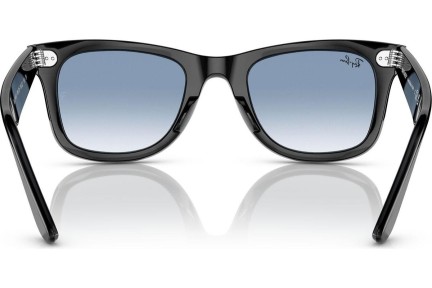 Okulary przeciwsłoneczne Ray-Ban Wayfarer RB2140F 901/3F Kwadratowe Czarne