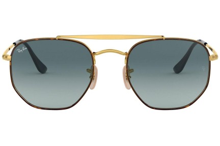 Okulary przeciwsłoneczne Ray-Ban Marshal RB3648 91023M Kwadratowe Havana