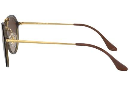 Okulary przeciwsłoneczne Ray-Ban Blaze Double Bridge Blaze Collection RB4292N 710/13 Pilotki (Aviator) Havana