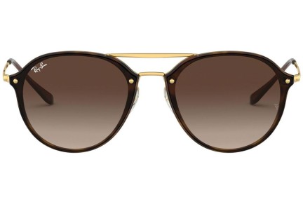 Okulary przeciwsłoneczne Ray-Ban Blaze Double Bridge Blaze Collection RB4292N 710/13 Pilotki (Aviator) Havana