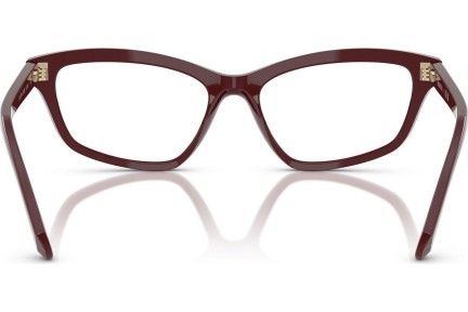 Okulary korekcyjne Swarovski SK2034 1008 Kocie oczy Czerwone