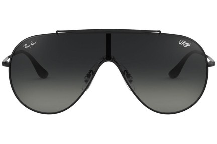 Okulary przeciwsłoneczne Ray-Ban Wings RB3597 002/11 Pojedyncze | Shield Czarne