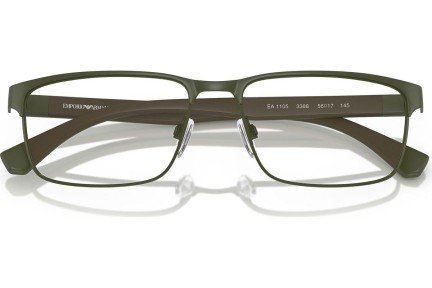 Okulary korekcyjne Emporio Armani EA1105 3388 Prostokątne Zielone