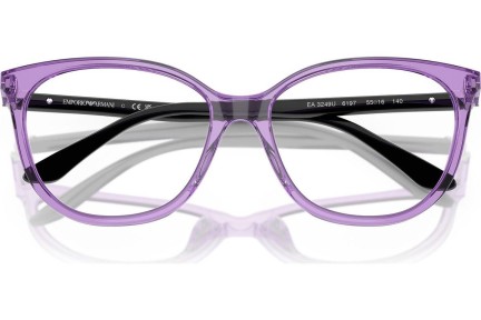 Ochelari Emporio Armani EA3249U 6197 Pătrați Violeți