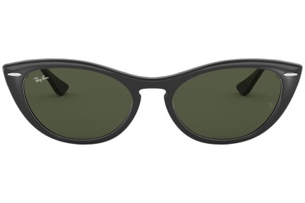 Okulary przeciwsłoneczne Ray-Ban Nina RB4314N 601/31 Kocie oczy Czarne