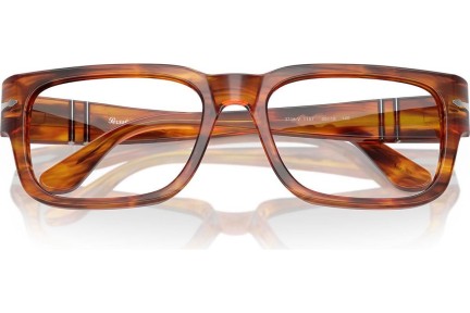 Okulary korekcyjne Persol PO3315V 1157 Prostokątne Brązowe