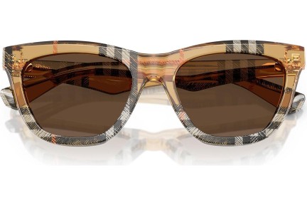 Okulary przeciwsłoneczne Burberry BE4435 414673 Kwadratowe Brązowe