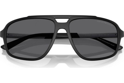 Слънчеви очила Emporio Armani EA4236U 5001T3 Polarized Квадратни Черна