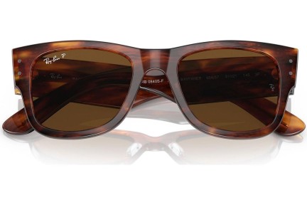 Слънчеви очила Ray-Ban RB0840SF 954/57 Polarized Квадратни Хавана