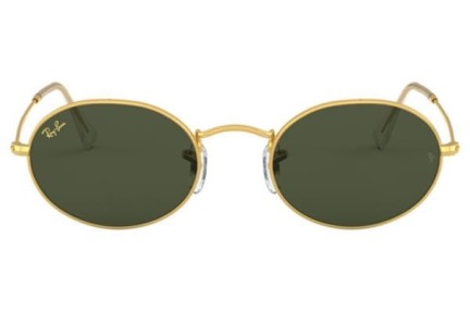 Okulary przeciwsłoneczne Ray-Ban Oval RB3547 919631 Tiny Złote