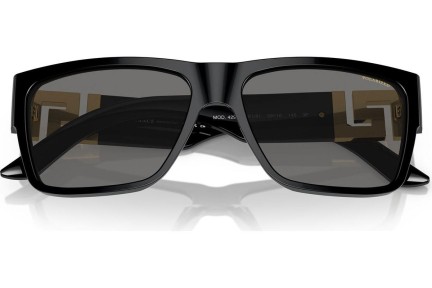 Слънчеви очила Versace VE4296 GB1/81 Polarized Квадратни Черна