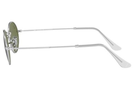 Okulary przeciwsłoneczne Ray-Ban Oval RB3547 91984E Tiny Srebrne