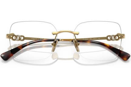 Okulary korekcyjne Vogue Eyewear VO4320B 280 Polarized Kwadratowe Złote
