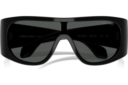 Okulary przeciwsłoneczne Giorgio Armani AR8222U 500187 Pojedyncze | Shield Czarne