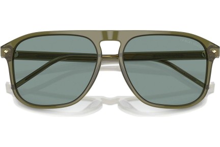 Слънчеви очила Giorgio Armani AR8212 607456 Flat Top Зелена