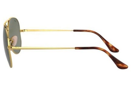 Okulary przeciwsłoneczne Ray-Ban Aviator Metal II RB3689 914731 Pilotki (Aviator) Złote