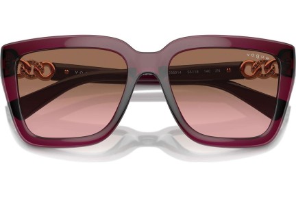 Okulary przeciwsłoneczne Vogue Eyewear VO5575SB 298914 Kocie oczy Czerwone