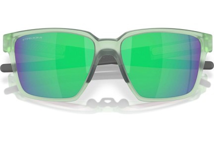 Okulary przeciwsłoneczne Oakley OO9430 943002 Kwadratowe Zielone