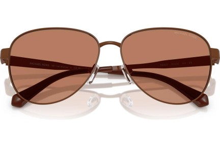 Okulary przeciwsłoneczne Michael Kors MK1160 1902/3 Pilotki (Aviator) Brązowe