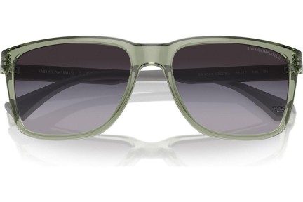 Слънчеви очила Emporio Armani EA4047 53628G Квадратни Зелена