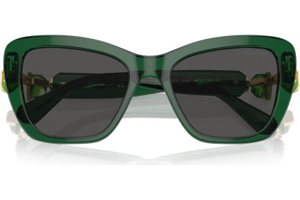 Слънчеви очила Swarovski SK6018F 104587 Polarized Око на котка Зелена