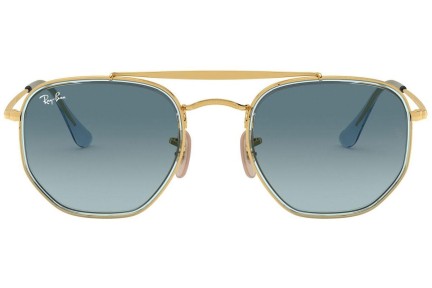 Okulary przeciwsłoneczne Ray-Ban The Marshal II RB3648M 91233M Kwadratowe Złote