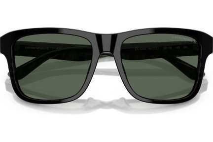 Слънчеви очила Emporio Armani EA4208 501771 Правоъгълни Черна