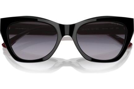 Слънчеви очила Emporio Armani EA4176 50178G Око на котка Черна