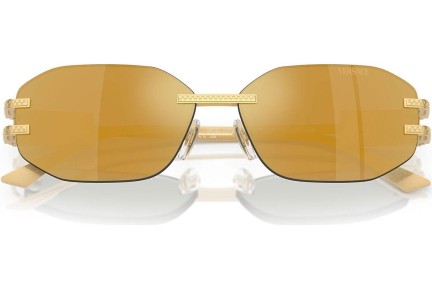 Ochelari de soare Versace VE2274 10027P Dreptunghiulari Aurii