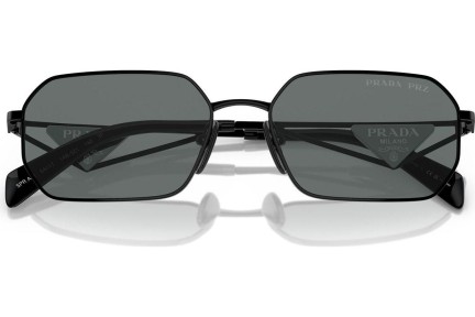 Слънчеви очила Prada PRA51S 1AB5Z1 Polarized Правоъгълни Черна