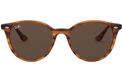 Okulary przeciwsłoneczne Ray-Ban RB4305 820/73 Okrągłe Brązowe