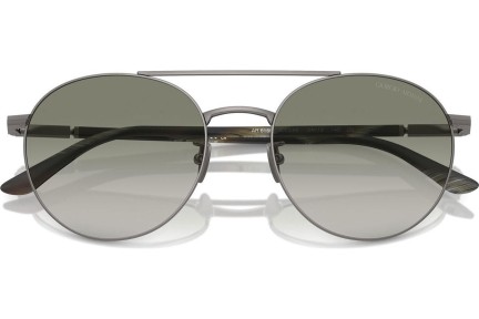 Слънчеви очила Giorgio Armani AR6156 30038E Пилотни Сива