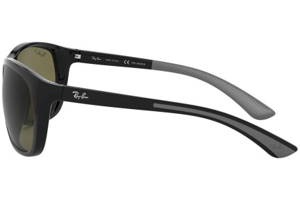 Okulary przeciwsłoneczne Ray-Ban RB4307 601/9A Polarized Kwadratowe Czarne