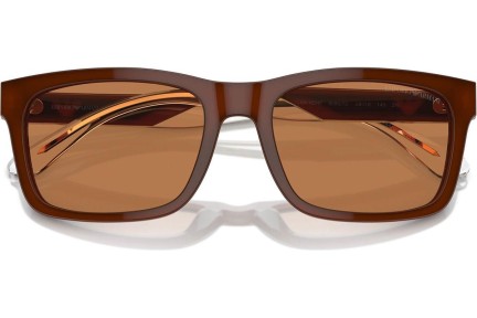 Zonnebril Emporio Armani EA4224F 609573 Vierkant Bruin