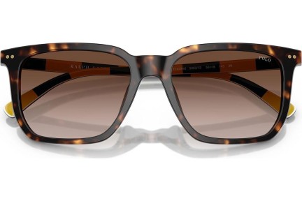 Okulary przeciwsłoneczne Polo Ralph Lauren PH4224U 500313 Kwadratowe Havana
