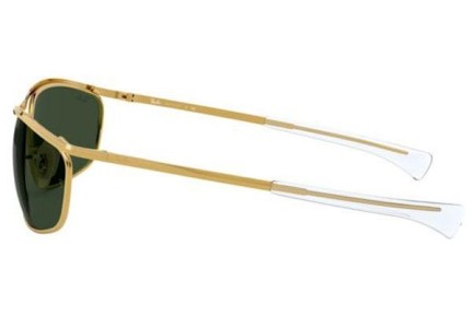 Okulary przeciwsłoneczne Ray-Ban Olympian I Deluxe RB3119M 001/31 Prostokątne Złote