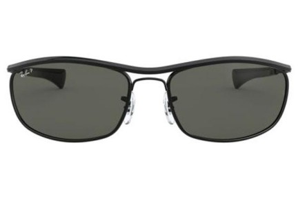 Okulary przeciwsłoneczne Ray-Ban Olympian I Deluxe RB3119M 002/58 Polarized Prostokątne Czarne