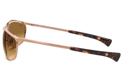 Okulary przeciwsłoneczne Ray-Ban Olympian I Deluxe RB3119M 920251 Prostokątne Złote