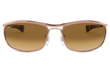 Okulary przeciwsłoneczne Ray-Ban Olympian I Deluxe RB3119M 920251 Prostokątne Złote