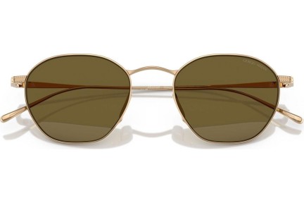 Okulary przeciwsłoneczne Giorgio Armani AR6160T 338673 Kwadratowe Złote