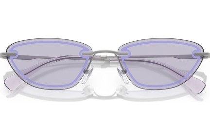 Слънчеви очила Emporio Armani EA2158 30451A Око на котка Сребърна