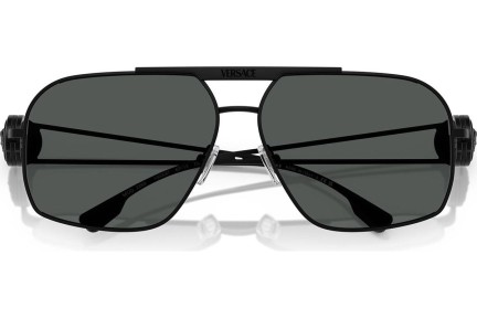 Okulary przeciwsłoneczne Versace VE2269 143387 Pilotki (Aviator) Czarne